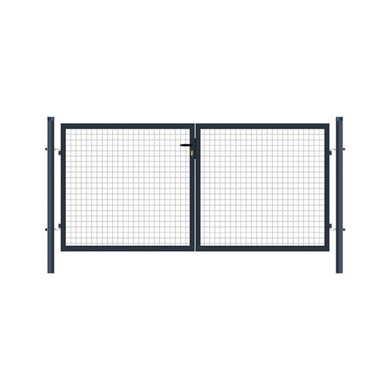 Brána 2kr. Eco ZnPVC 3600x1600mm antracit