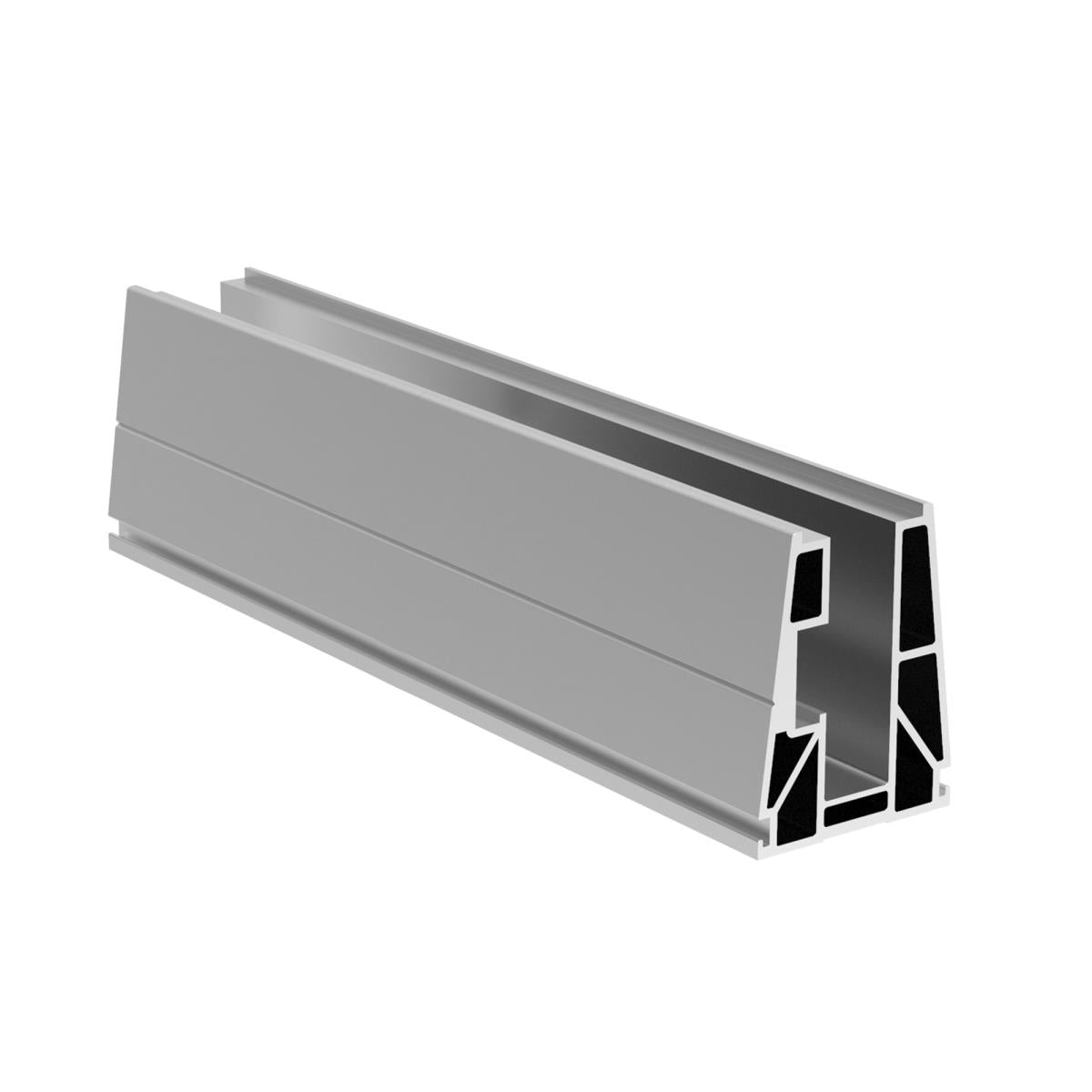 Alumínium profil vonalmenti üvegkorláthoz