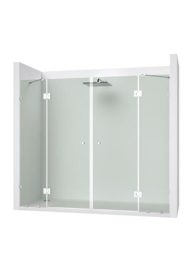 Rozsdamentes zsanér üvegajtóra/üvegfalra AISI304,