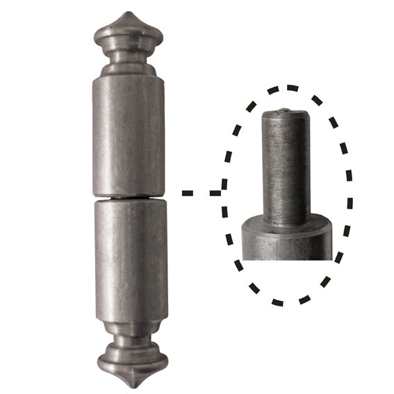 Díszített hegeszthető zsanér D 25mm L=130mm