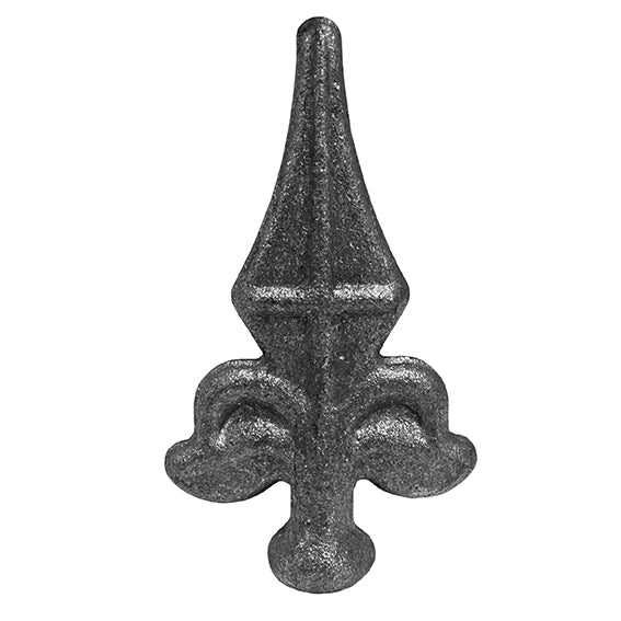 Kovácsoltvas csúcsdísz h80, b44, n15mm