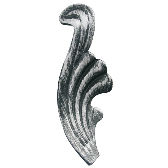 Lemez díszlevél - jobbos 190x65, t2,5mm