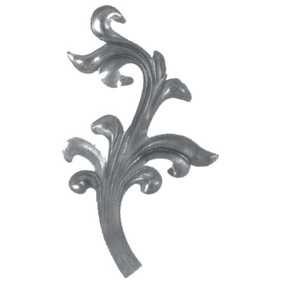 Díszlevél 240x140, t2mm