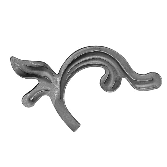 Lemez díszlevél-jobbos 160x90xt2,5mm