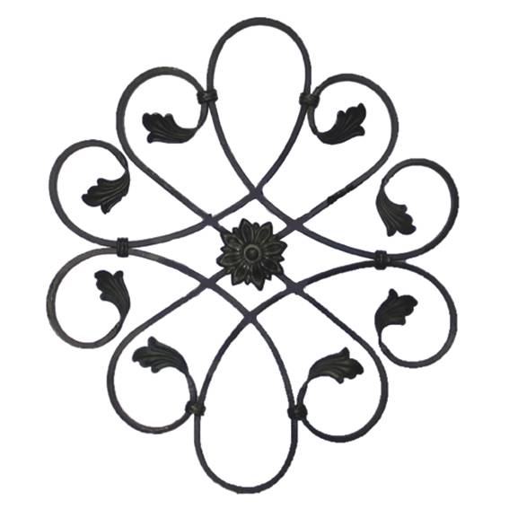 Panel díszelem h590, b510, 16x8mm