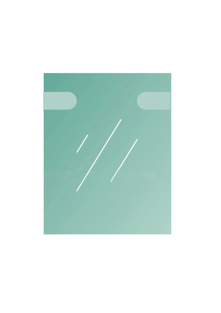 Színtelen laminált/edzett síküveg