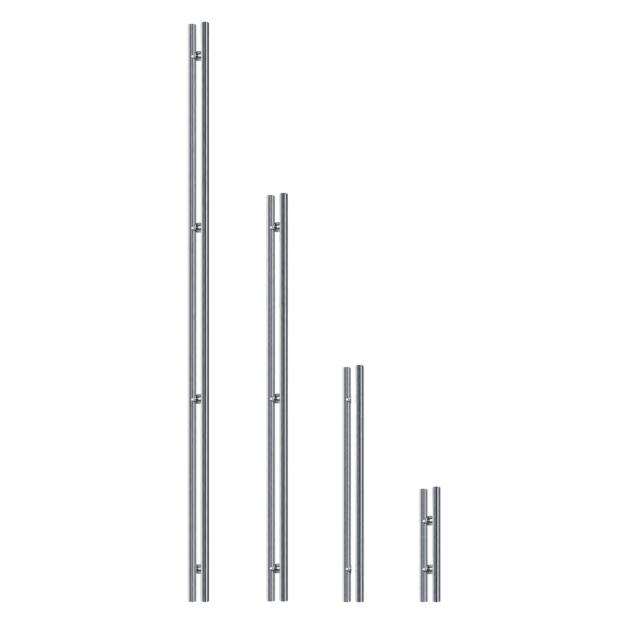 Rozsdamentes tolópajzs üvegajtóra AISI304, K320