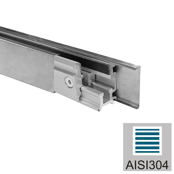 Alumínium profill garnitúra-üveg válaszfalhoz AISI