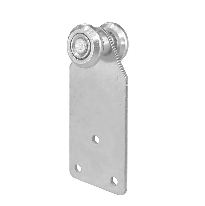 Függőkapu görgő, acéllemezzel, 33x34 mm sínhez