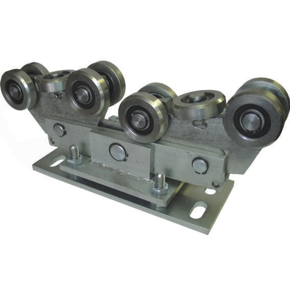 Úszókapu duplagörgő Zn, profile 80x80mm