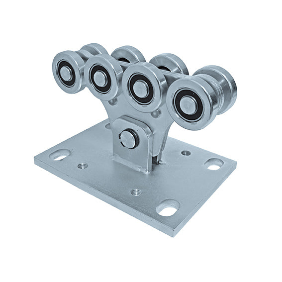 Úszókapu görgő Zn, profile 70x60mm