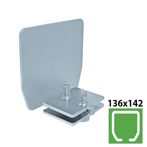 Profil véglezáró Zn, profile 136x142mm