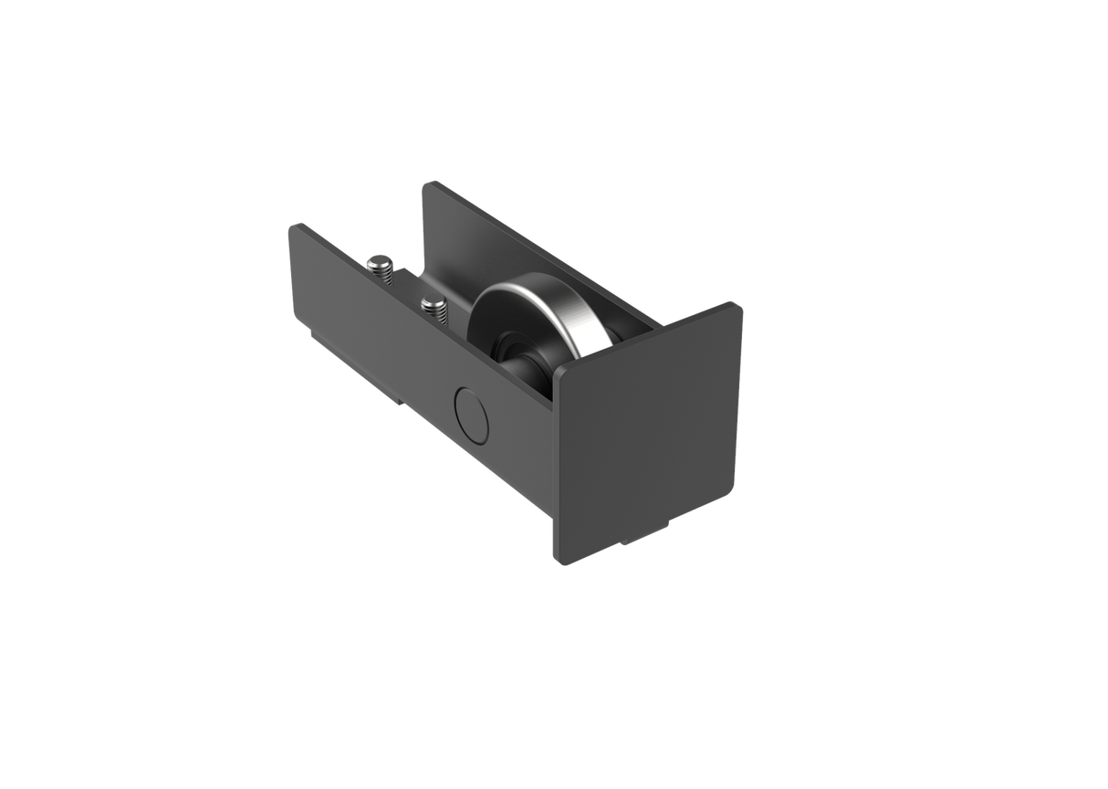 Felfutó görgő, 60x60, fekete