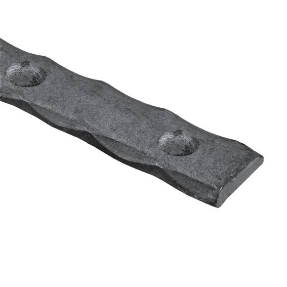 Élmángorolt laposvas - szegecselt P/002-30x5, L300