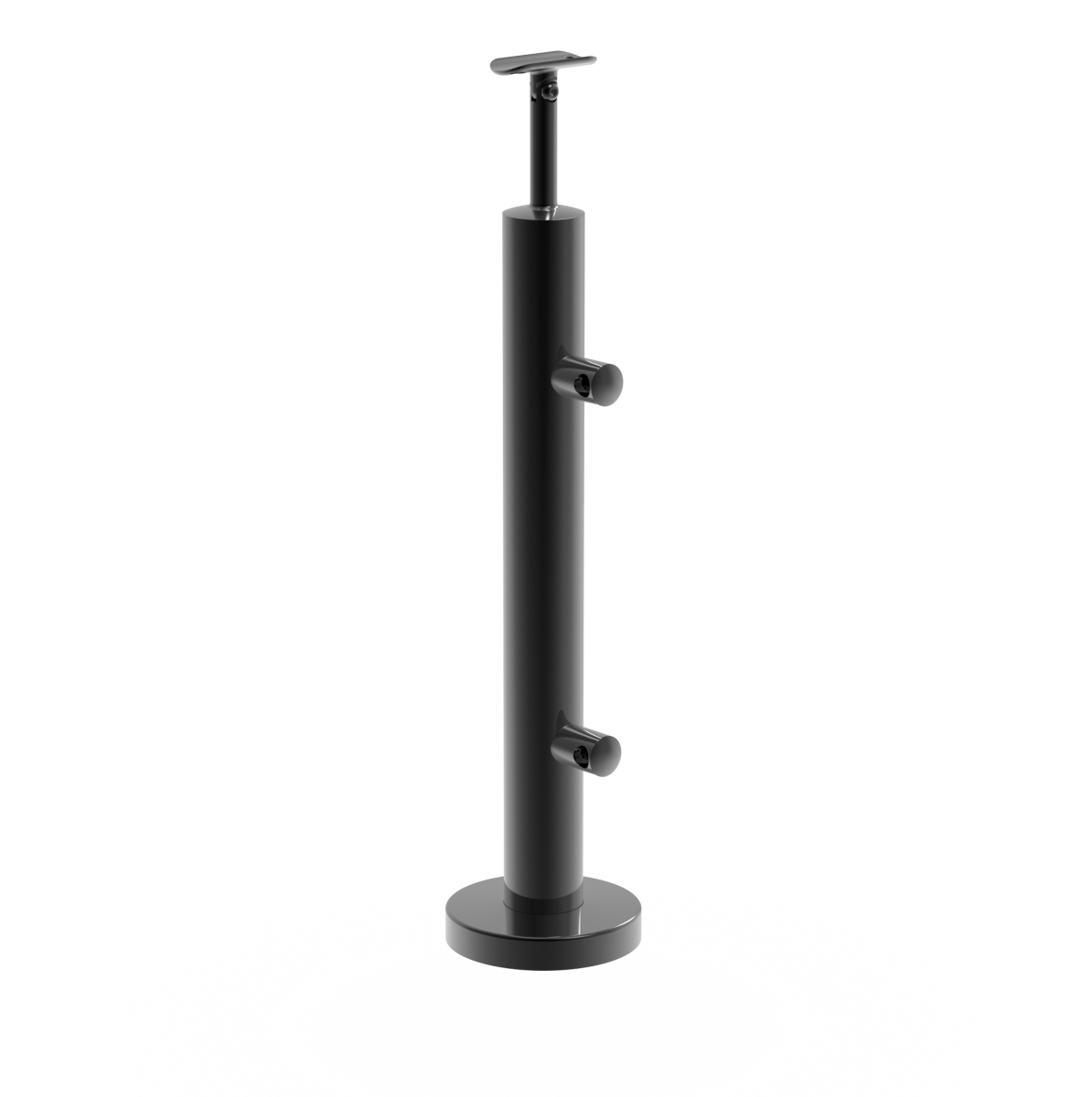 Felső rögzítésű oszlop pálcás korláthoz