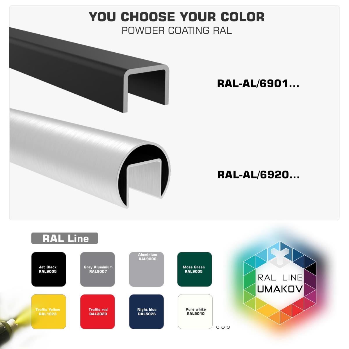 Felületkezelés porszórt bevonattal.