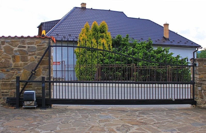 Ütköző tolókapuhoz, INOX profile 76x76mm