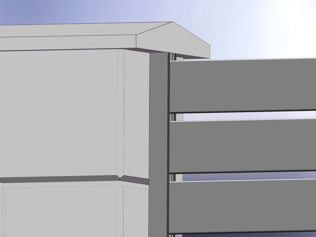 Alumínium kerítési adapter 20/18/16/14 kitöltéshez - 6000mm