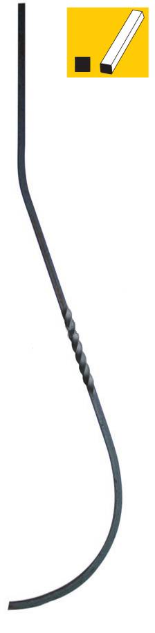 Korlátpálca h900, 12x12mm