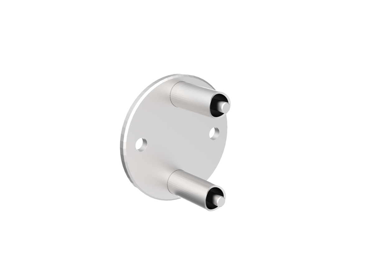 Oldalsó rögzítés, kör alakú