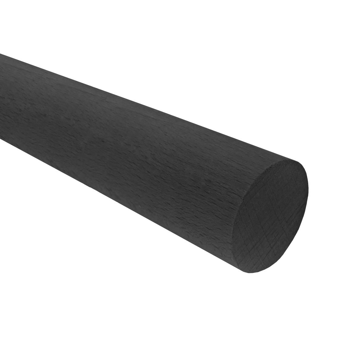 Korlát karfa- natúr bükk - fekete