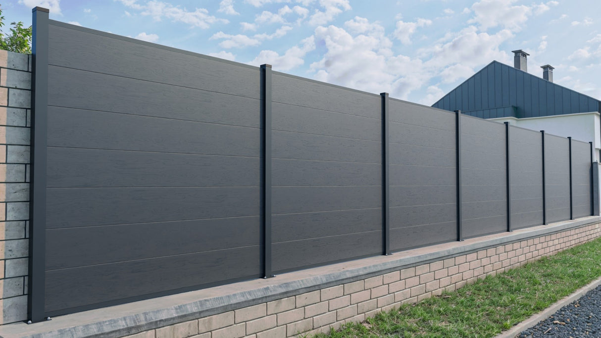 WPC kerítés deszka BIANKA 166x20x1830mm, szürke