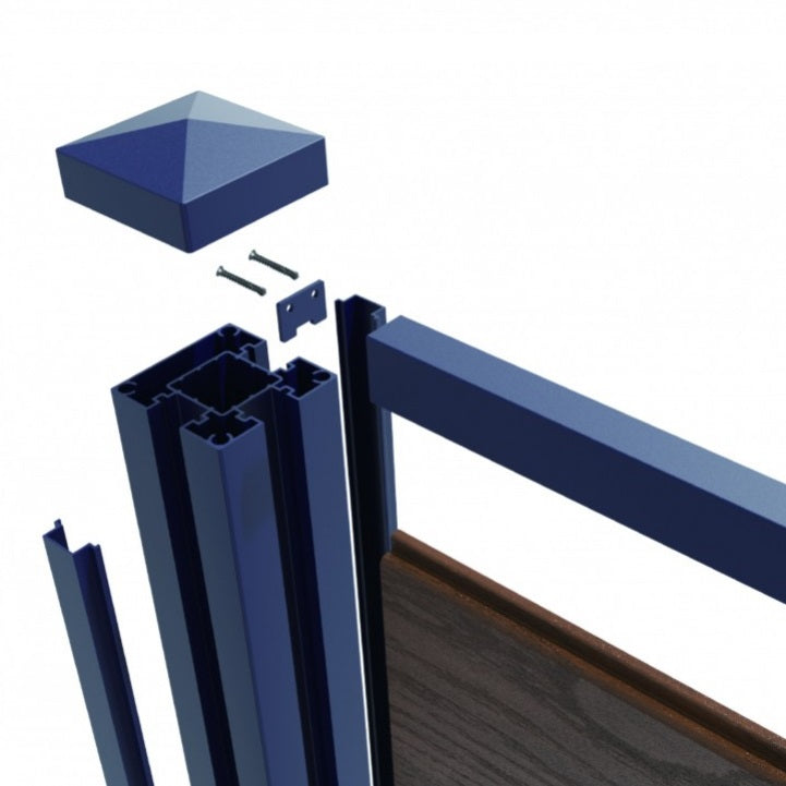 WPC kerítésdeszka KASANDRA 258x20x1830mm, antracit