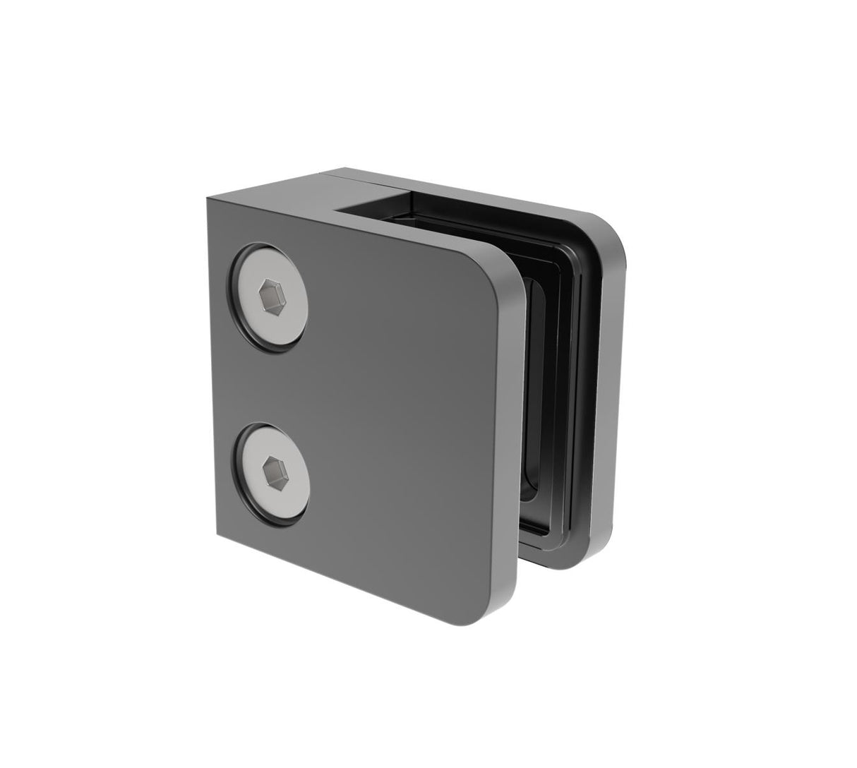 Könnyűfém ötvözet üvegmegfogó zártszelvényre