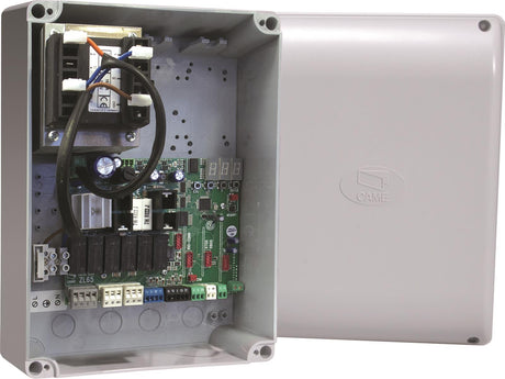 Szekrény elektronikával dupla kapuhoz, 24 V DC