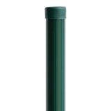 Horganyzott oszlop D38mm PVC kupakkal, 1500mm - Zöld RAL 6005