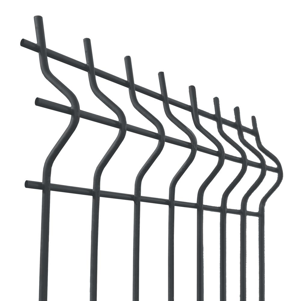 Hegesztett kerítéspanel 3D ZnPVC 2500x1030x4mm antracit
