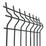 Hegesztett kerítéspanel 3D ZnPVC 2500x1030x4mm antracit