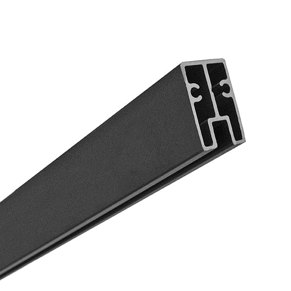 Alumínium felső sín, 1820 mm antracit WPC kerítés deszkákhoz