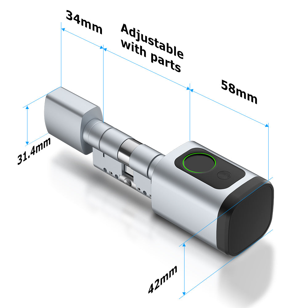Cilinder hengerzárbetét 70-90mm SMART