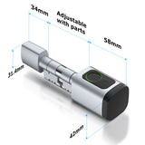 Cilinder hengerzárbetét 70-90mm SMART