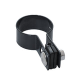 Végzáró bilincs oszlophoz ZnPVC D48mm antracit