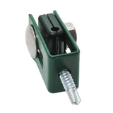 "U" ZnPVC zöld hegesztett panel bilincs