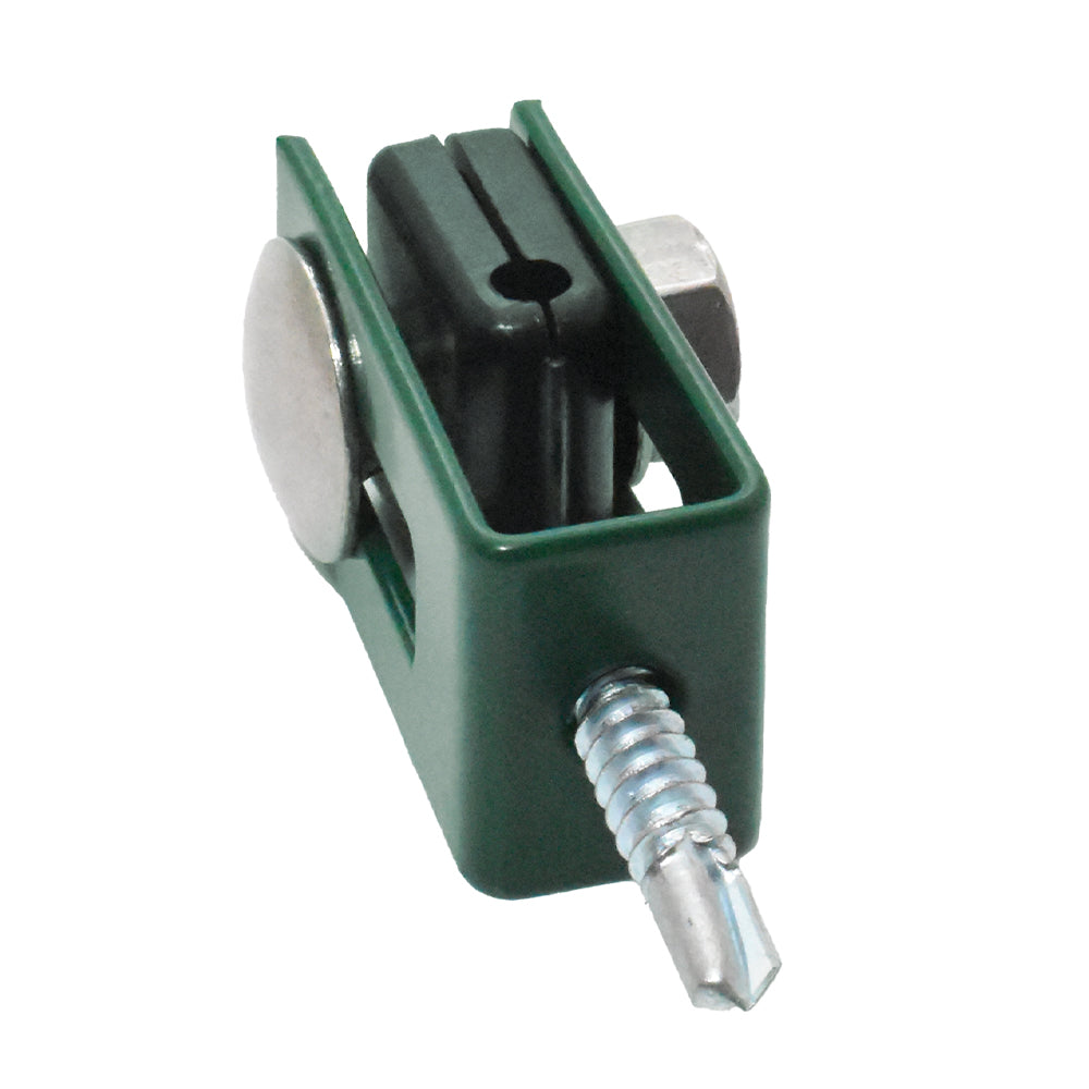 "U" ZnPVC zöld hegesztett panel bilincs