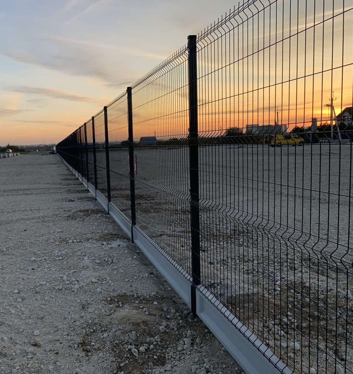 Welded panel fence ZnPVC 2500x2030x4mm green