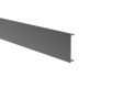 Click – lock takaróléc kerítés profilhoz 70x70 és U-adapterhez kerítés- és homlokzati rendszerhez, 41 x 9-2 m - Antracit
