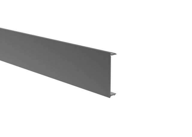 Click – lock takaróléc kerítés profilhoz 70x70 és U-adapterhez kerítés- és homlokzati rendszerhez, 41 x 9-2 m - Antracit