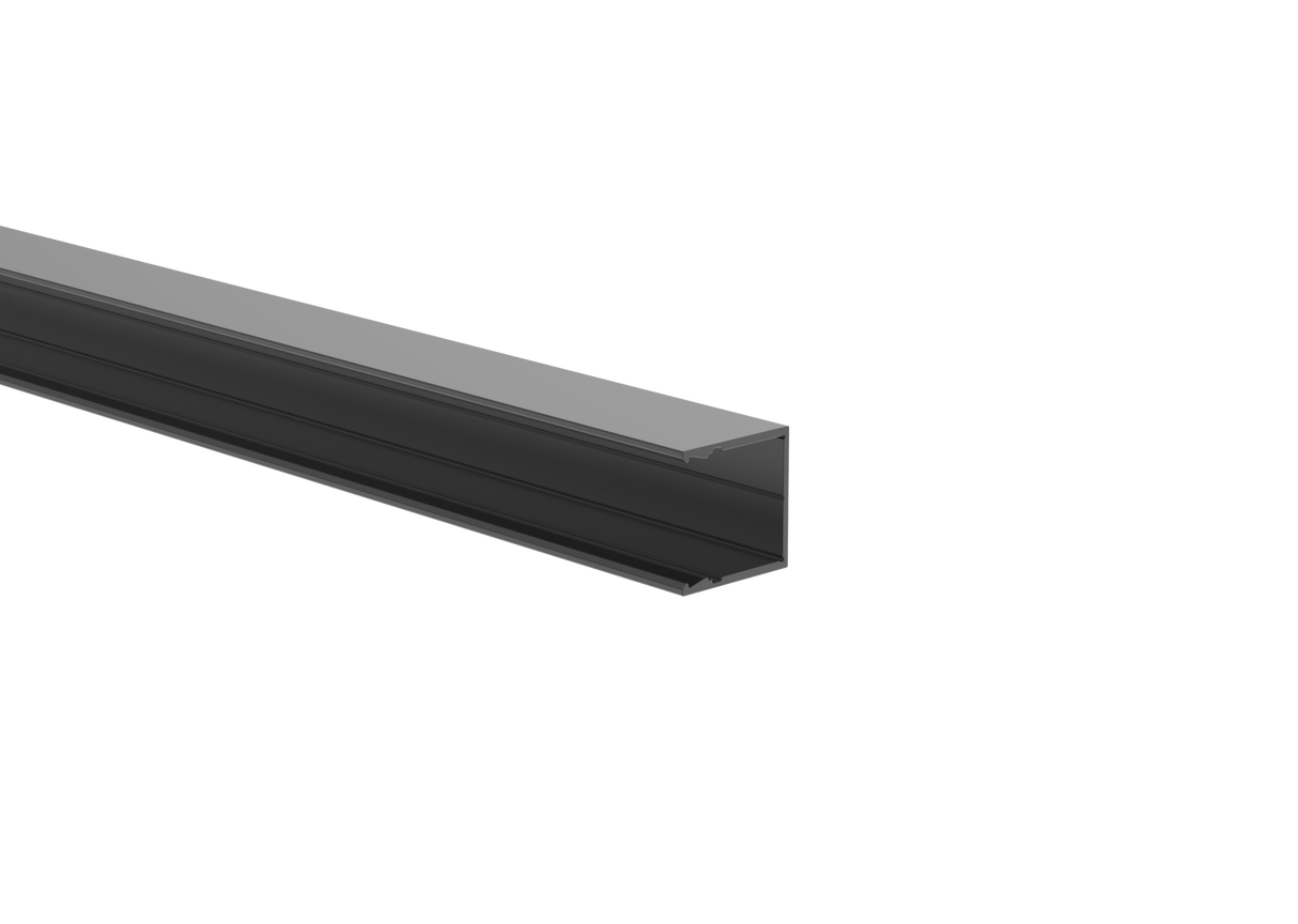 Alumínium U-adapter 25x25-6000mm R7016