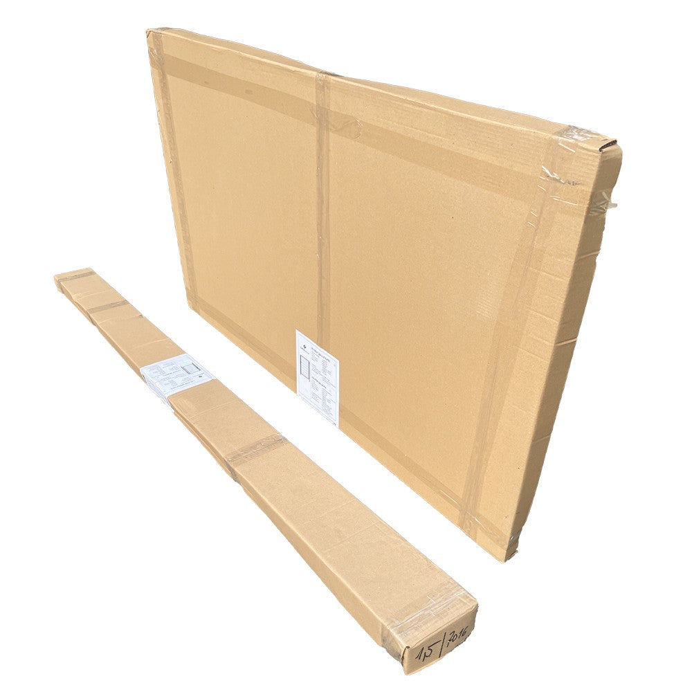 Bránka 1kr. 2D BOX ZnPVC 1000x1700mm RAL 9005 čierna matná
