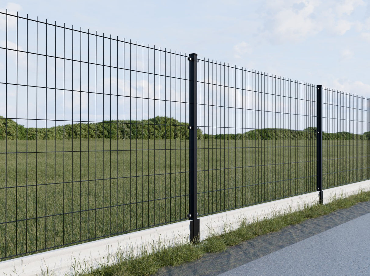 Oszlop 60x40mm ZnPVC 2200mm fekete matt