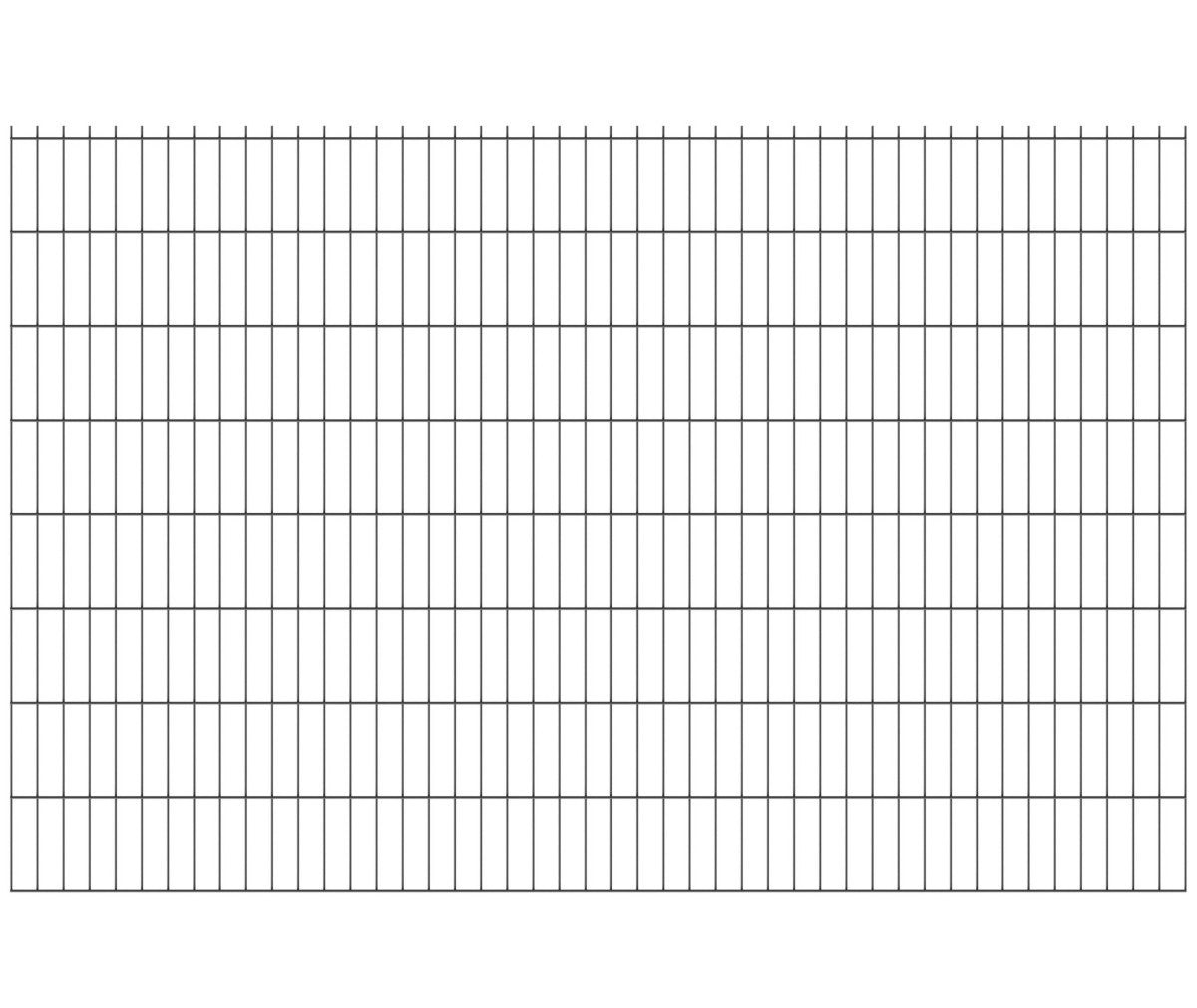 Hegesztett kerítéspanel N2D 2500x1630mm D5/4/5mm antracit