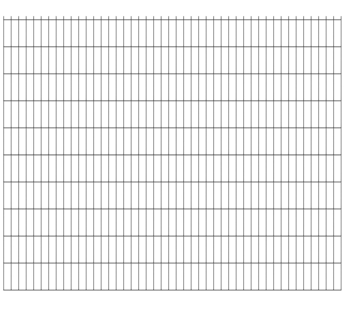 Hegesztett kerítéspanel N2D 2500x2030mm D5/4/5mm antracit