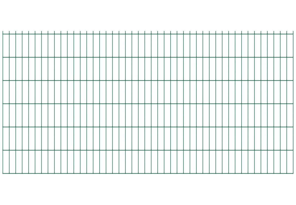 Hegesztett kerítéspanel N2D 2500x1230mm D5/4/5mm zöld
