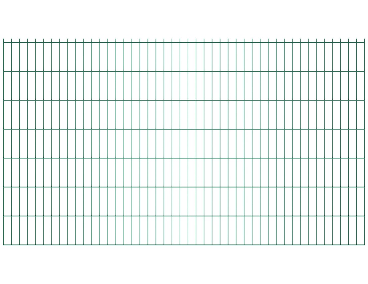 Hegesztett kerítéspanel N2D 2500x1430mm D5/4/5mm zöld