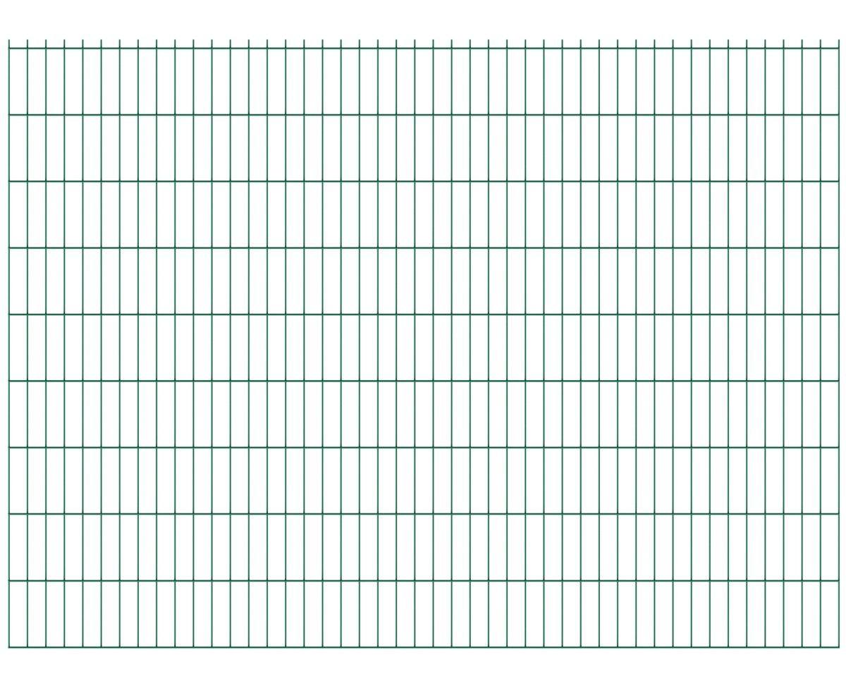 Hegesztett kerítéspanelek N2D 2500x1830mm D5/4/5mm zöld