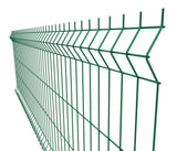 Zváraný plotový panel 3D ZnPVC 2500x1030x4mm zelená